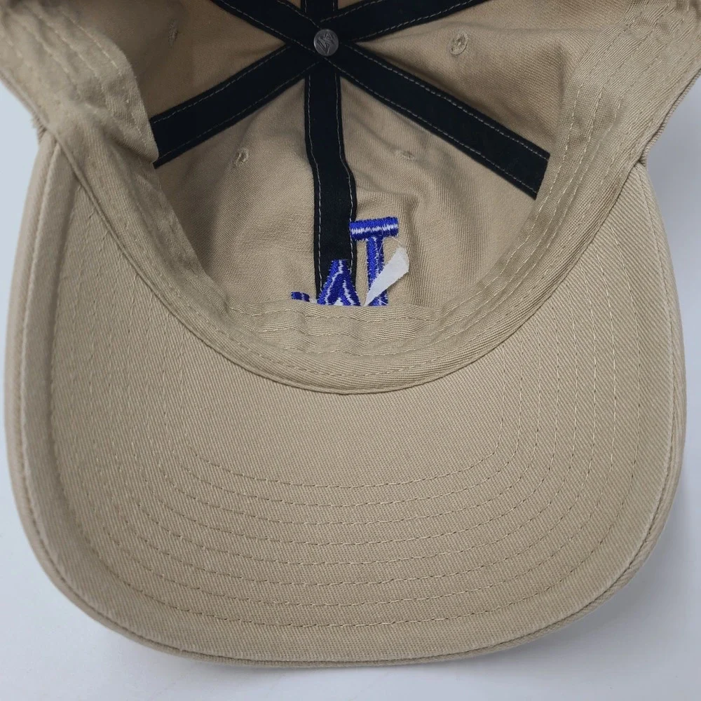 Los Angeles Dodgers Hat Strapback 47 Brand Clean Up‎ Beige Blue MLB Baseball Men